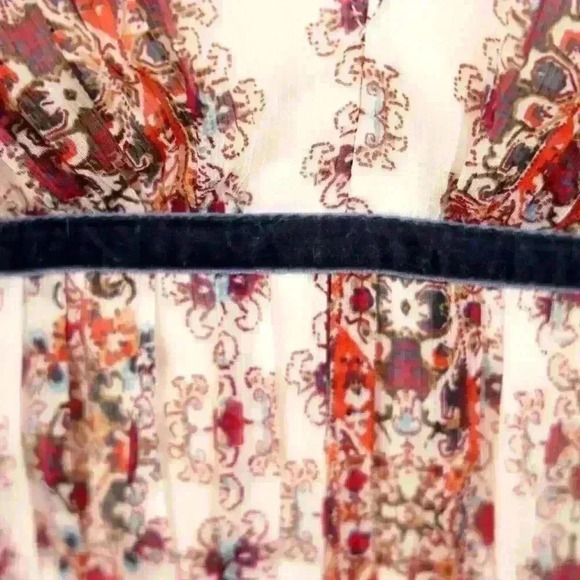 Vintage Abercrombie & Fitch Floral Chiffon Fit & Flare Mini Dress – Size Small - Picture 6 of 8